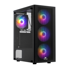 Корпус ATX midi tower  Wintek, Wintek Magic L204-B-M TG, (без БП), Black