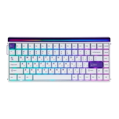 Клавиатура USB, Aula HERO 84HE , белый