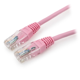 Патч-корд Cablexpert PP12-0.5M/RO, розовый