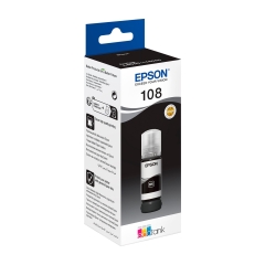 Ink Cartridge Epson, C13T09C14A 108 EcoTank, black