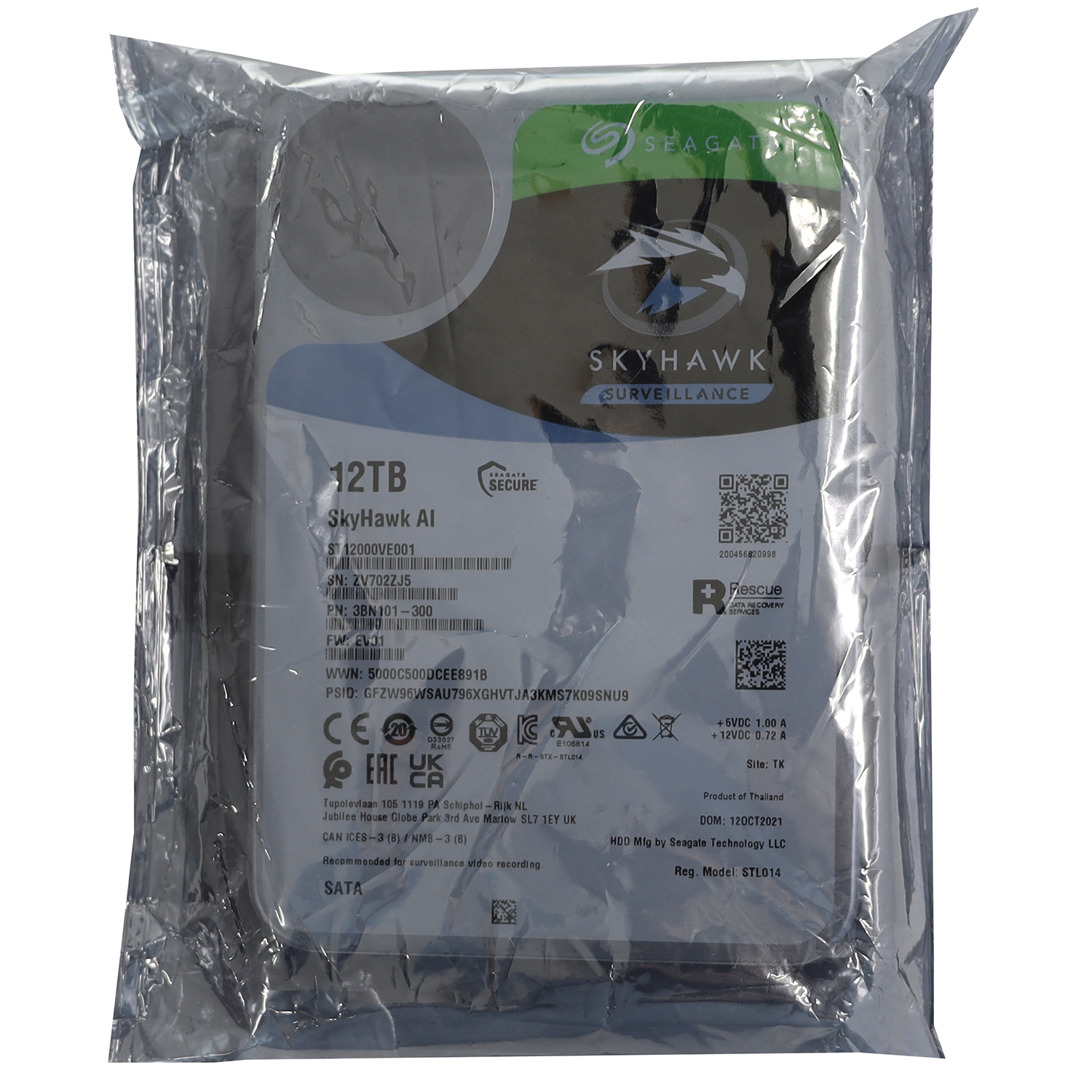 Жесткий диск Seagate SkyHawk Al, 12000 GB