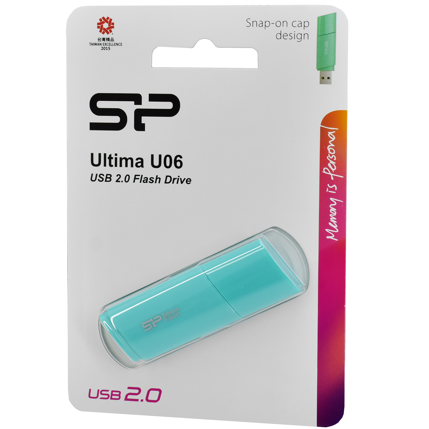 Флешка USB Silicon Power Ultima U06, 64GB, Синий