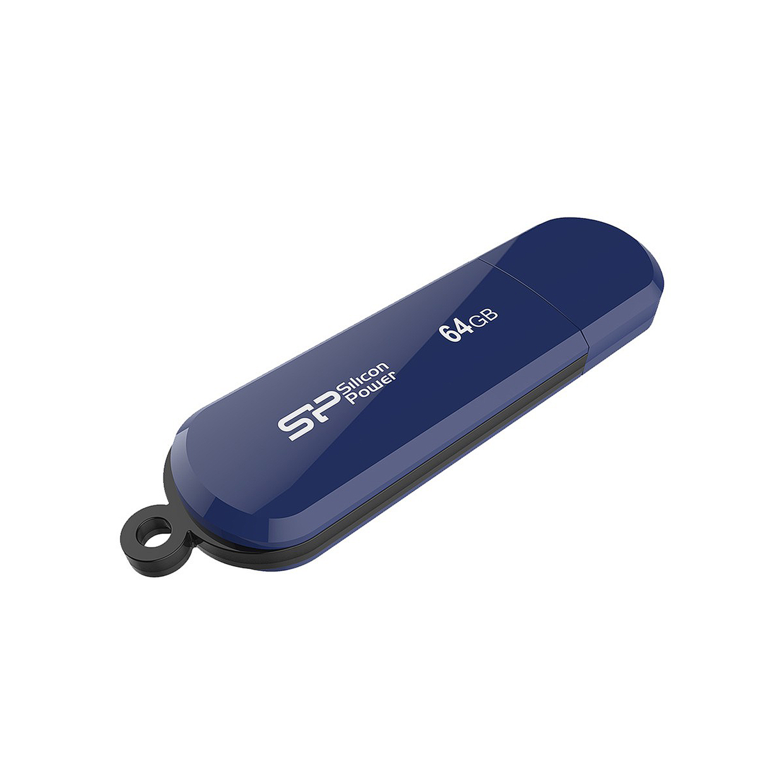Флешка USB Silicon Power LuxMini 320, SP064GBUF2320V1B, 64GB, Синий