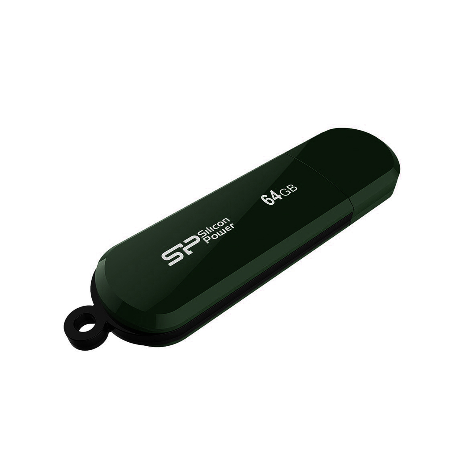 Флешка USB Silicon Power LuxMini 320, SP064GBUF2320V1N, 64GB, Зелёный