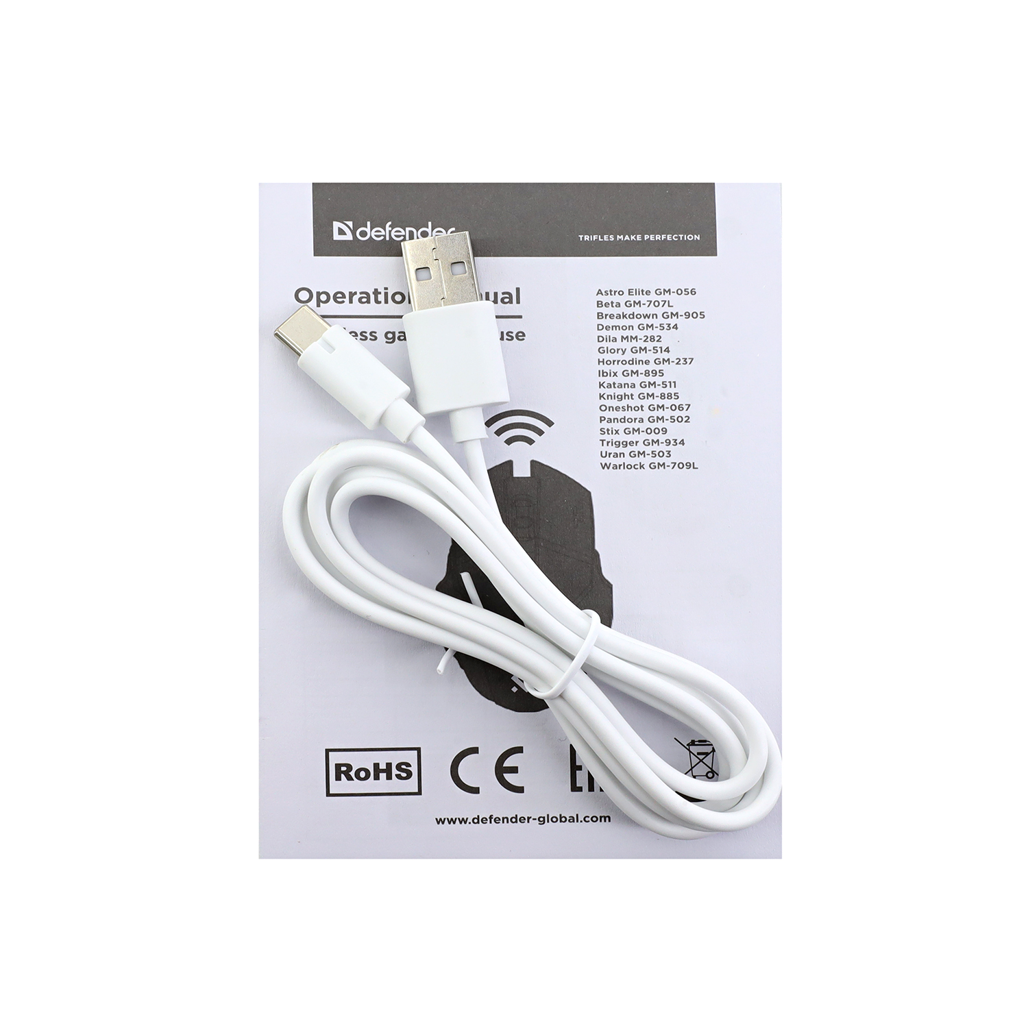 Мышь Defender Dila MM-282 LED, Голубой