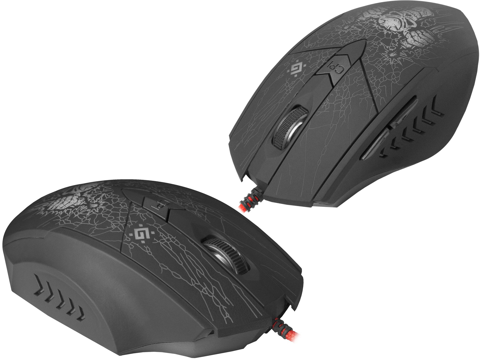 Мышь Defender Doom Fighter GM-260L, USB, 52260, + коврик для мышки