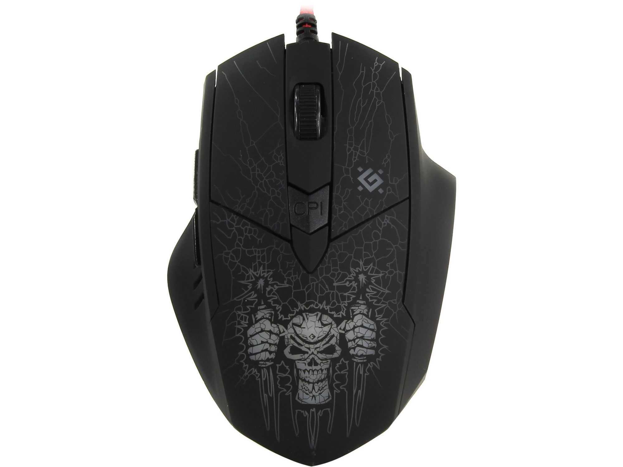 Мышь Defender Doom Fighter GM-260L, USB, 52260, + коврик для мышки