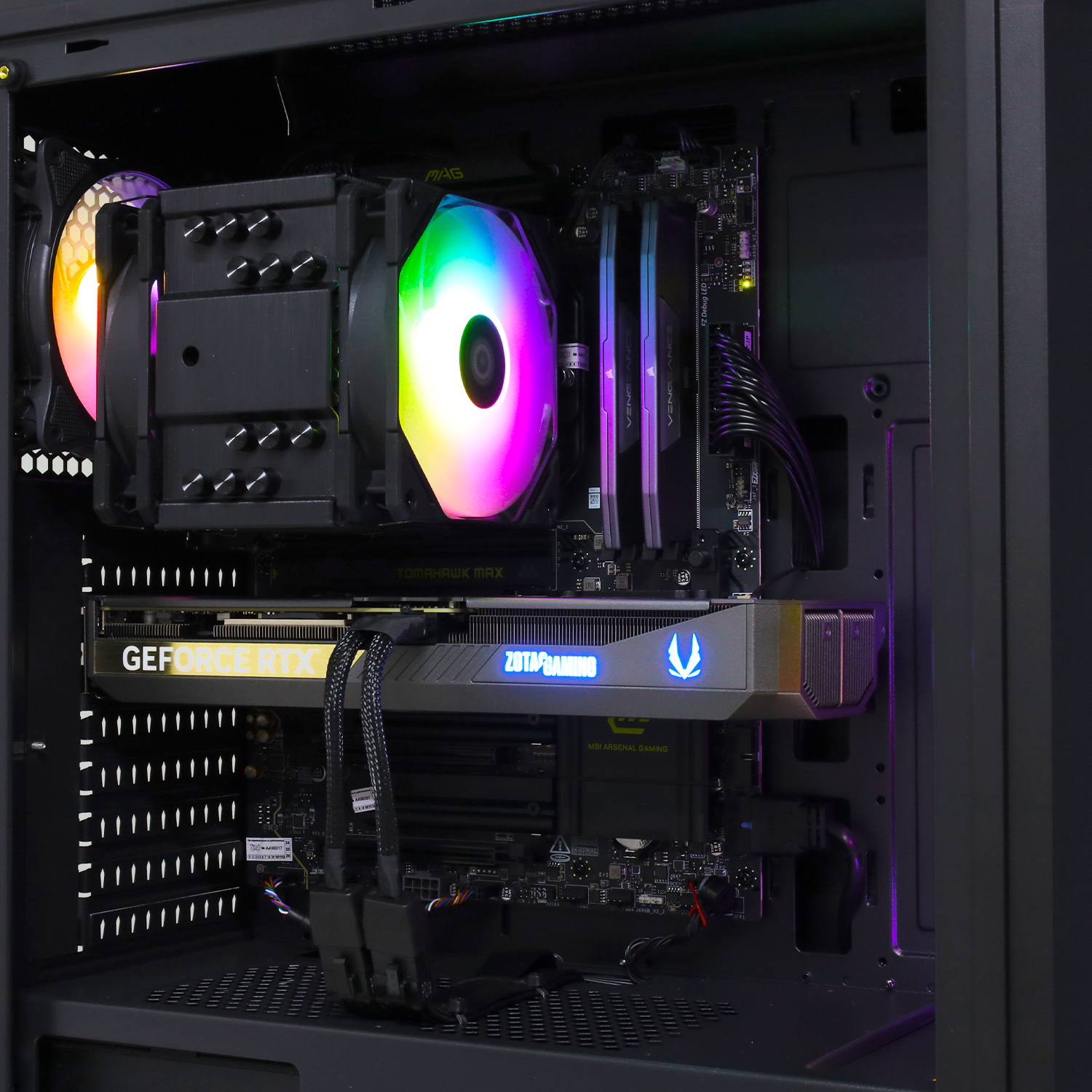 Системный блок Ryzen 5 7600X-4.7GHz/B850/RAM 32GB/SSD 1TB (M.2)/RTX5070 -12GB/no DVD/750W/