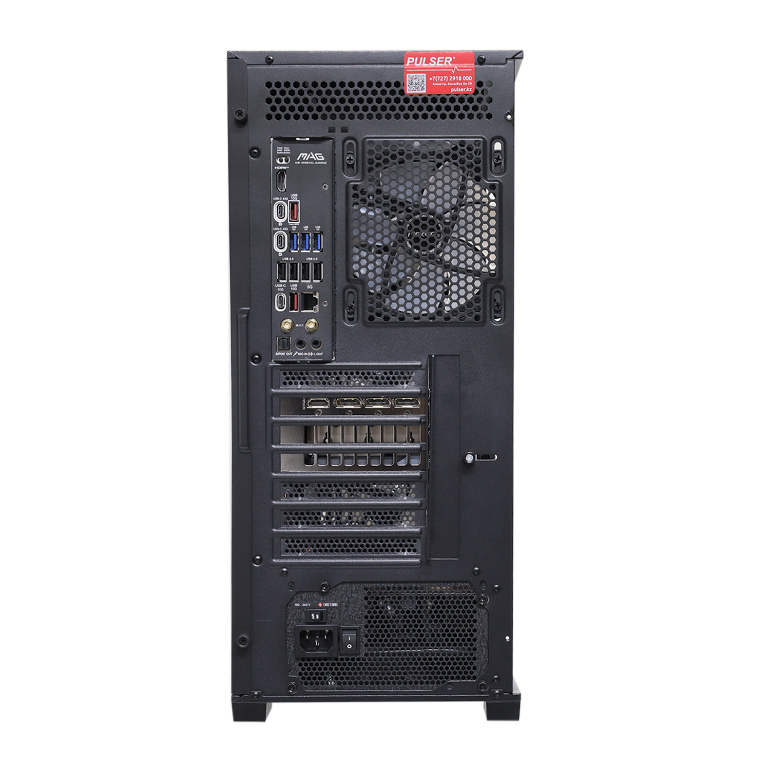 Системный блок Ryzen 9 9900X-4.4GHz/X870/RAM 64GB/SSD 2TB (M.2)/RTX5080-16GB/no DVD/1050W/