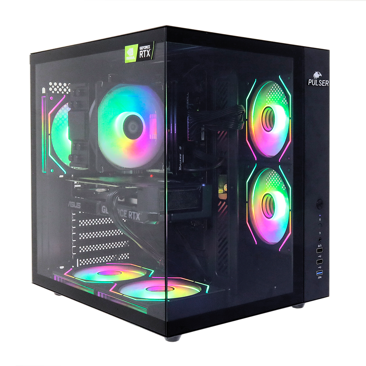 Системный блок Core i3-14100F-3.5GHz/B760/RAM 32GB/SSD 1TB (M.2)/RTX4060Ti-8GB/no DVD/700W/
