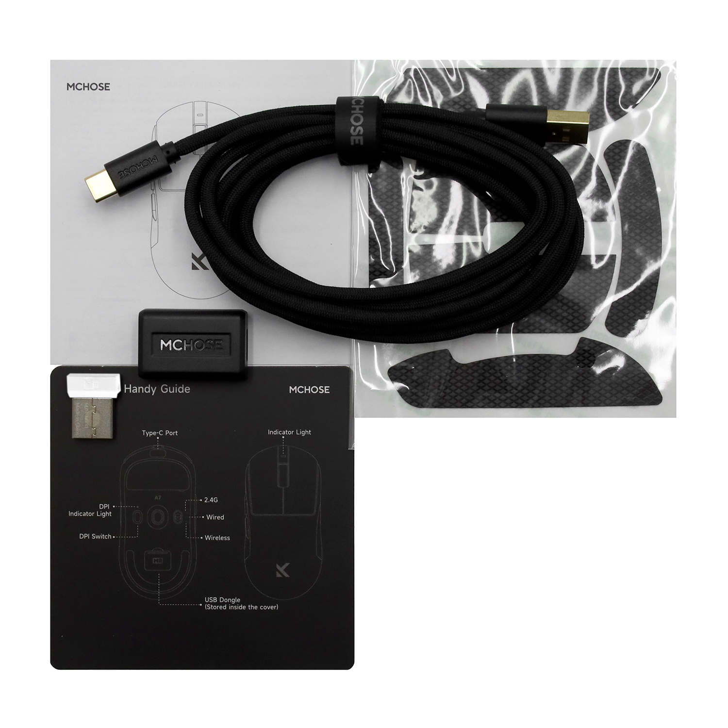 Мышь MCHOSE A7 Pro White