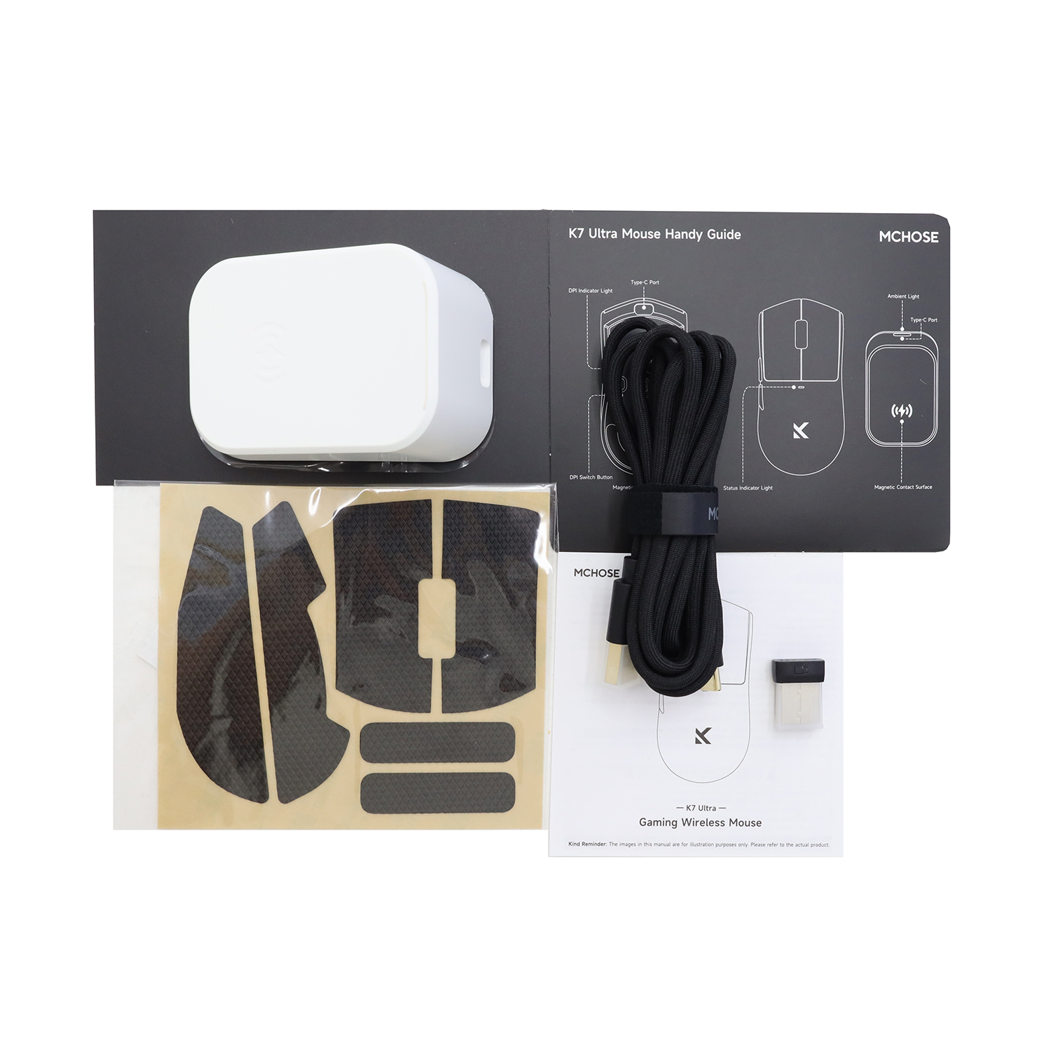 Мышь MCHOSE K7 Ultra White