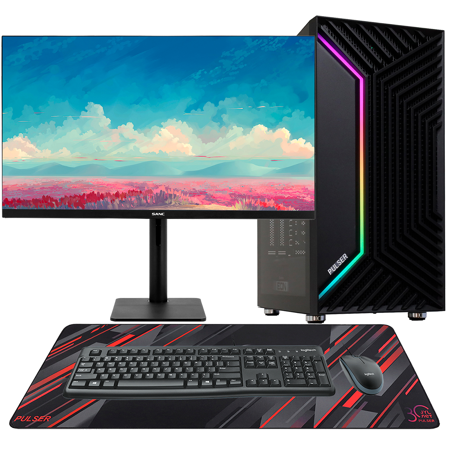 Core i7-14700F-2.1GHz/B760/RAM 32GB/SSD 1TB (M.2)/RTX5060TI-8GB/no DVD/700W/Монитор 27