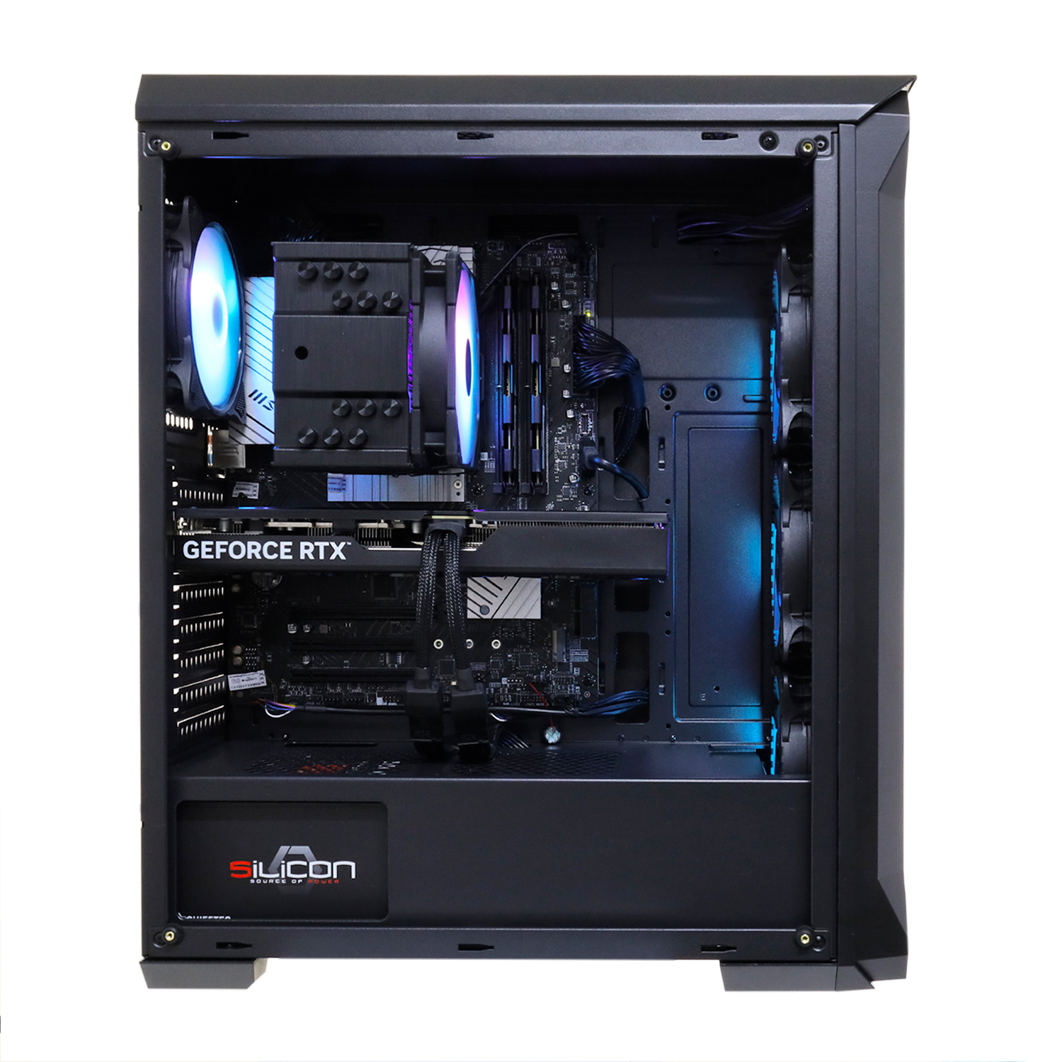 Системный блок Core i7-13700F-2.1GHz/B760/RAM 32GB/SSD 1TB (M.2)/RTX5070-12GB/no DVD/850W/