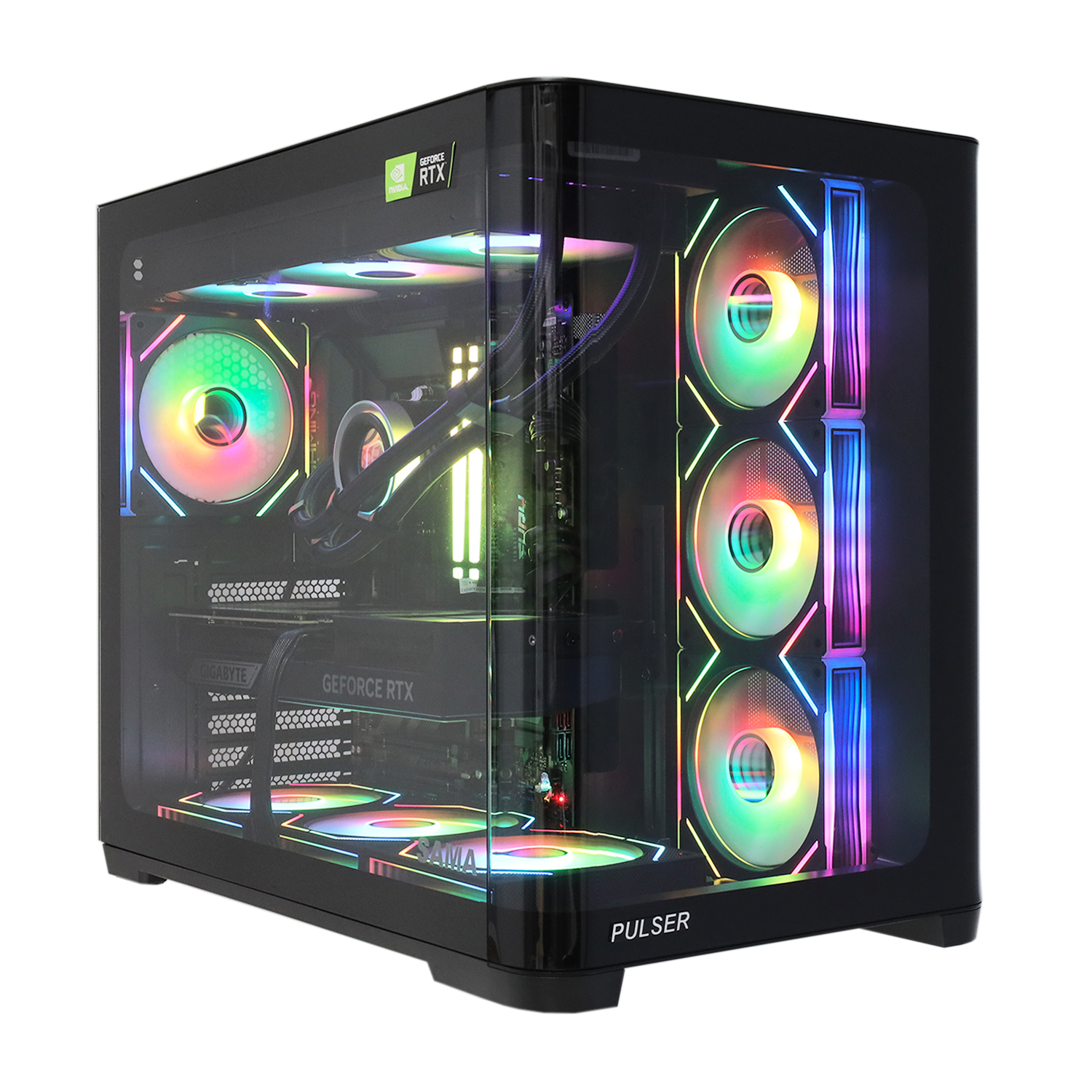 Системный блок Core i7-14700F-2.1GHz/B760/RAM 32GB/SSD 1TB (M.2)/RTX 5070Ti-16GB/no DVD/850W/