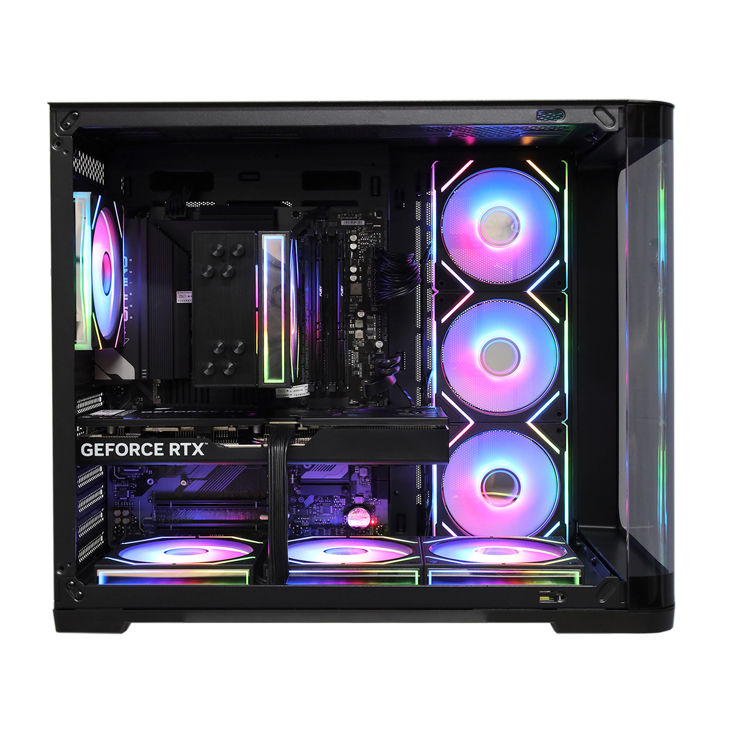 Системный блок Core i7-13700F-2.1GHz/B760/RAM 32GB/SSD 1TB (M.2)/RTX5070-12GB/no DVD/850W/