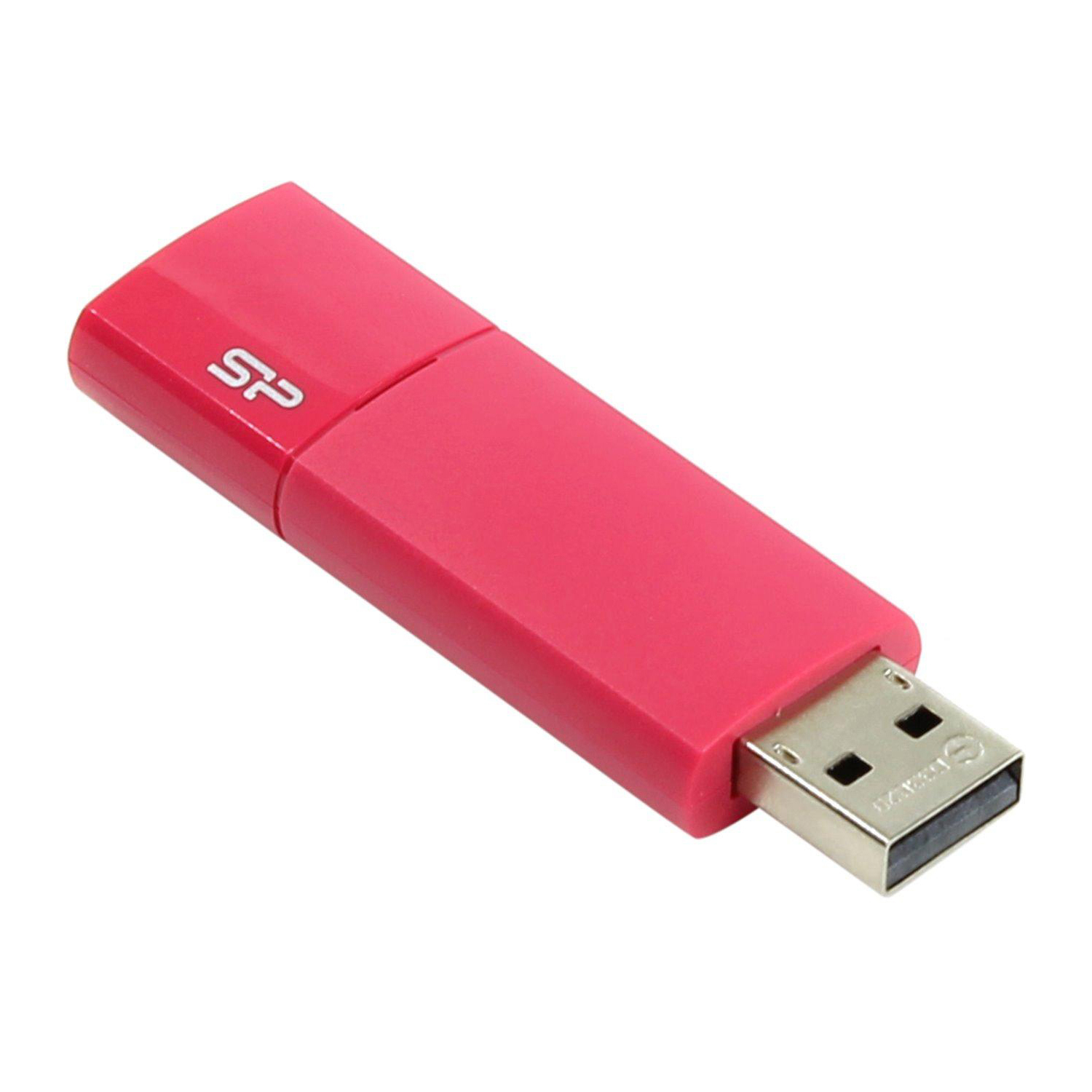 Флешка USB Silicon Power, Ultima U05 SP064GBUF2U05V1H, 64GB, Розовый