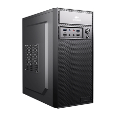 Корпус Mini-ATX midi tower  Wintek, K260-A450-12F, (450W), Black