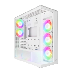Корпус ATX midi tower Arctic Cooling Xtender ACPCC00014A, (без БП), Белый