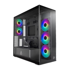 Корпус ATX midi tower Arctic Cooling Xtender VG ACPCC00024A, (без БП), черный