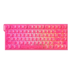 Клавиатура USB, Attack Shark R82 HE Berry Red, красный