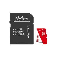 Карта памяти microSDXC 128GB, Netac P500 ECO, NT02P500ECO-128G-R