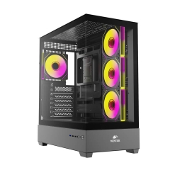 Корпус ATX midi tower  Wintek, Tower 225-B TG, (без БП), Black