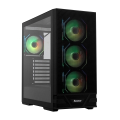 Корпус ATX midi tower Huntkey, GS660C (без БП), black