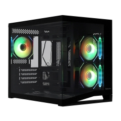 Корпус ATX midi tower Huntkey, S960 V2 StormX B, Black